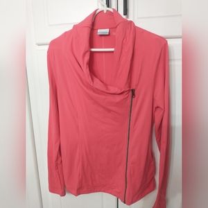 Columbia thin omniwick zip shirt